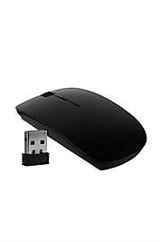 Siyah Wireless Kablosuz Sessiz Mouse Bluetooth Bağlantılı