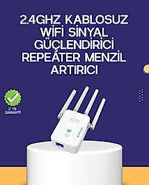 Çift Bantlı Otomatik Kurulum WiFi Repeater Menzil Genişletici