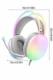 Kulak Üstü Kablosuz RGB Işıklı Bluetooth Kulaklık UCZZZPG580KULAKLIKKKKKKK3
