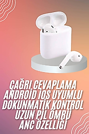 Kablosuz Bluetooth Kulaklık Dokunmatik Kontrol UCZZZ2NESİLLL3