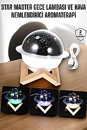 Hava Nemlendirici USB Projeksiyon Gece Lambası XXUUCZNEMLENDİRİCİSMM-2