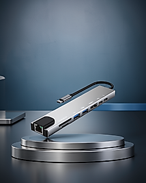 8 Portlu Type-C Hub SD TF USB Ethernet Çoğaltıcı UCZZZZMACBOOKÇEVİRİCİİİİİİİ1