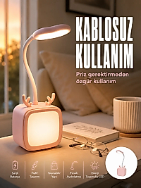 Ayarlanabilir LED Masa Lambası Şarjlı Modern Aydınlatma
