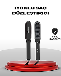 İyonlu Saç Düzleştirici Tarak Hızlı Isınma ve Ayarlanabilir Isı