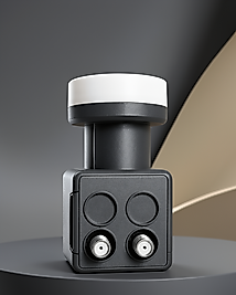 Twin LNB 2 Çıkışlı Ku Band 4K Ultra HD Uyumlu 0.1 dB