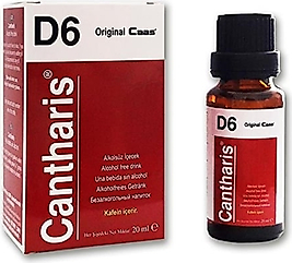 CAAS CANTHARİS D6 KADIN LİBİDO ARTIRICI DAMLA 20 ML