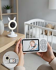 LCD Ekranlı Bebek İzleme Kamerası 3.5 inç UCZZZBLM71BEBEKKAMERA-9