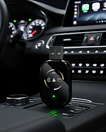 Araç İçi Kablosuz CarPlay Android Auto AirPlay Adaptörü