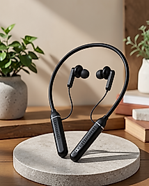 Kablosuz Boyun Tipi Bluetooth Kulaklık Mikrofonlu
