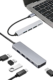 USB Type-C 8 In 1 Hub Dönüştürücü UCZMACBOOKÇEVİRİCİ1