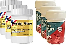 RUS MERHEMİ ETKİLİ RUS MERHEMİ TÜY DÖKÜCÜ 50 ML 3 ADET + GENİTAL BÖLGE RUS MERHEMİ 50 ML 3 ADET - 000031KI