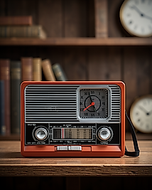Vintage Radyo Bluetooth Bağlantılı Taşınabilir Hoparlör