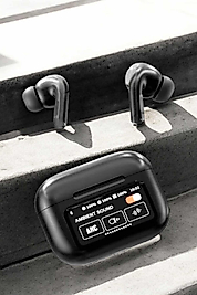 Kablosuz Bluetooth Kulaklık Ekranlı ANC Destekli UCZL58SİYAHEKRANLI2