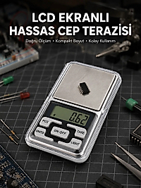 Kapaklı Dijital Cep Terazisi Hassasiyet 300 Gr Yeni Nesil