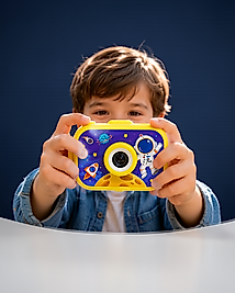Çocuk Dijital Fotoğraf Makinesi Type-C Şarjlı 2.0 İnç TFT Renkli Ekran