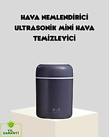 LED Işıklı USB Nemlendirici – Sürekli ve Aralıklı Püskürtme Modu