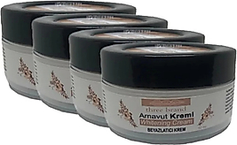 SÜPER THREE BRAND 4 ADET ARNAVUT KREMİ WHİTENS CREAM TÜMBÖLGE  KREMİ 50 ML