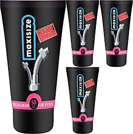 SÜPER MAXSİZE MAXİ SİZE CREAM 4 ADET ERKEĞE ÖZEL 50 ML KREM