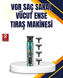 VGR V-695 Profesyonel Tıraş Makinesi Seramik Bıçaklı Turbo Güçlü Motor