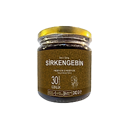 IBN-İ SİNA SİRKENGEBİN: 1 ADET BALLI SİRKELİ SARIMSAKLI AROMATİK PREBİYOTİK MACUN