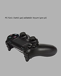 Kablosuz Titreşimli Oyun Kolu – PS4 Uyumlu Ergonomik Tasarım ve Uzun Pil Ömrü