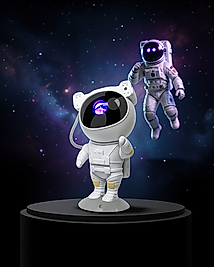 Astronot Projeksiyon Lambası Yıldız ve Ay Efektli XUCZZZASTRONOTLAMBAAA-1