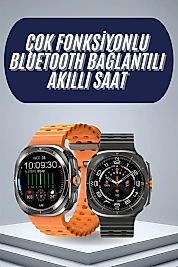 2025 Model Gelişmiş Özellikli Nabız Sensörlü Spor Takibi Yapabilen Titreşimli Saat