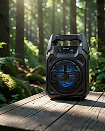 Bluetooth Hoparlör + Mikrofon + USB, SD, FM, 1283HOPARLÖR-5
