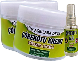 PLAYBOY ÇÖREK OTU TOHUM KREMİ CRK:022 2 ADET 100 ML ORTA BOY + İLE YANINDA HEDİYE 30 ML ÇÖREK OTU YAĞI