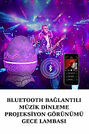 Bluetooth Hoparlör Renk Değiştirme Projeksiyon Modu UCZK890SPEAKER3