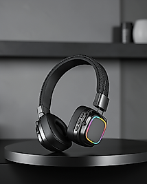 Kulak Üstü Bluetooth Kulaklık RGB Işıklı Katlanabilir UCZZZXY30SODO-4