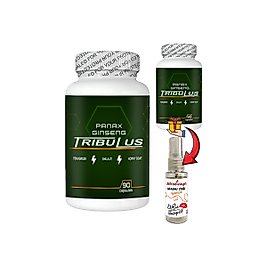PANAX: 2 ADET PANAX GİNSENG TRİBULUSLU FENUGREEKLİ SHİLAJİTLİ HORNYGOATLI 90 LI ERKEKLERE ÖZEL SEKSKAPSÜLLER + 30 ML AFRODİZAYN MASAJ YAĞI
