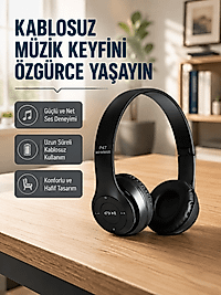 Kablosuz Bluetooth Kulaklık – Suya Dayanıklı ve Uzun Ömürlü Kullanım
