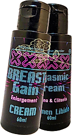 BREAST GAİN KADINLARA ÖZEL ŞEKİLLENDİRME KREMİ 60 ML + KADINLARA ÖZEL ANLIK VAJİLİB KREM LOVIX:069