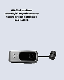 Klipsli Bluetooth Kulaklık 10 Saat Konuşma Süresi UCZZZPG920-3
