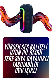 Bluetooth Hoparlör Uzun Pil Ömrü Taşınabilir Yüksek Ses Kaliteli Yeni Nesil