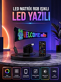 Şık ve Fonksiyonel RGB LED Panel Canlı Renk Yansımalı Işık Sistemi