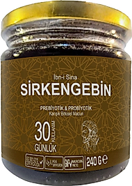 IBN-I SİNA SİRKENGEBİN: 1 ADET BALLI SİRKELİ SARIMSAKLI AROMATİK PREBİYOTİK MACUN
