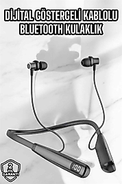 Kulak İçi Kablosuz Bluetooth Kulaklık Dijital Göstergeli UUCZY12KULAKLIK1-1