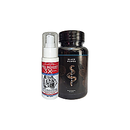 BİGBOOST 50 ML ERKEKLERE ÖZEL GECİKTİRİCİSERTLEŞTİRİCİBÜYÜTÜCÜ KREM + SİYAHKOBRA 60LI ERKEĞE