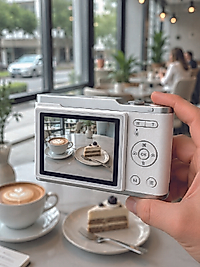 Dijital Kamera 4K Video 48 MP Fotoğraf Çekim Özellikli