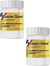 SÜPER RUS MERHEMİ ISTENMEYEN TÜYLERİ DÖKÜCÜ VE AZALTICI KREM 50ML X 2 ADET