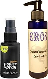 EROS MUCİZEVİ ERKEKLERE ÖZEL SPREY 50 ML PEAK POWER FOR MEN SPREY + EROS 125 ML LUBRİCANT GEL