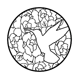 Ahşap İşleme Duvar Süsü- Kuş  - 50 cm Çap