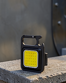 Mini Anahtarlık Fener 1000 Lümen COB LED USB Type-C Şarjlı