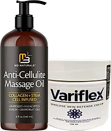 VARİFLEX ANTİ-CELLULİTE MASSAGE OİL 240 ML MASAJ YAĞI + VARİFLEX ANTİVARİS KARŞITI KREMİ 150 ML