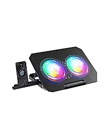 Çift Fanlı Laptop Soğutucu RGB Işıklı 12-17 inç UCZZZN33BİLGİSAYARFANI-1