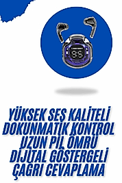 Kablosuz Dijital Göstergeli Kulaklık UCZZZULTRAPODSPROOOO5-1