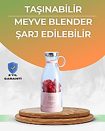 Kompakt ve Şık Tasarımlı Taze Meyve Suyu Hazırlayıcı