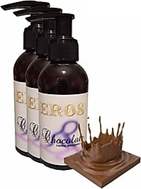 EROS HOLOGRAMLI CHOCOLATE EROTİC MASSAGE OİL 120 ML ÇİKOLATA KOKULU  MASAJ YAĞI 3 ADET ERS3